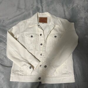 White Lucky Brand Jean Jacket